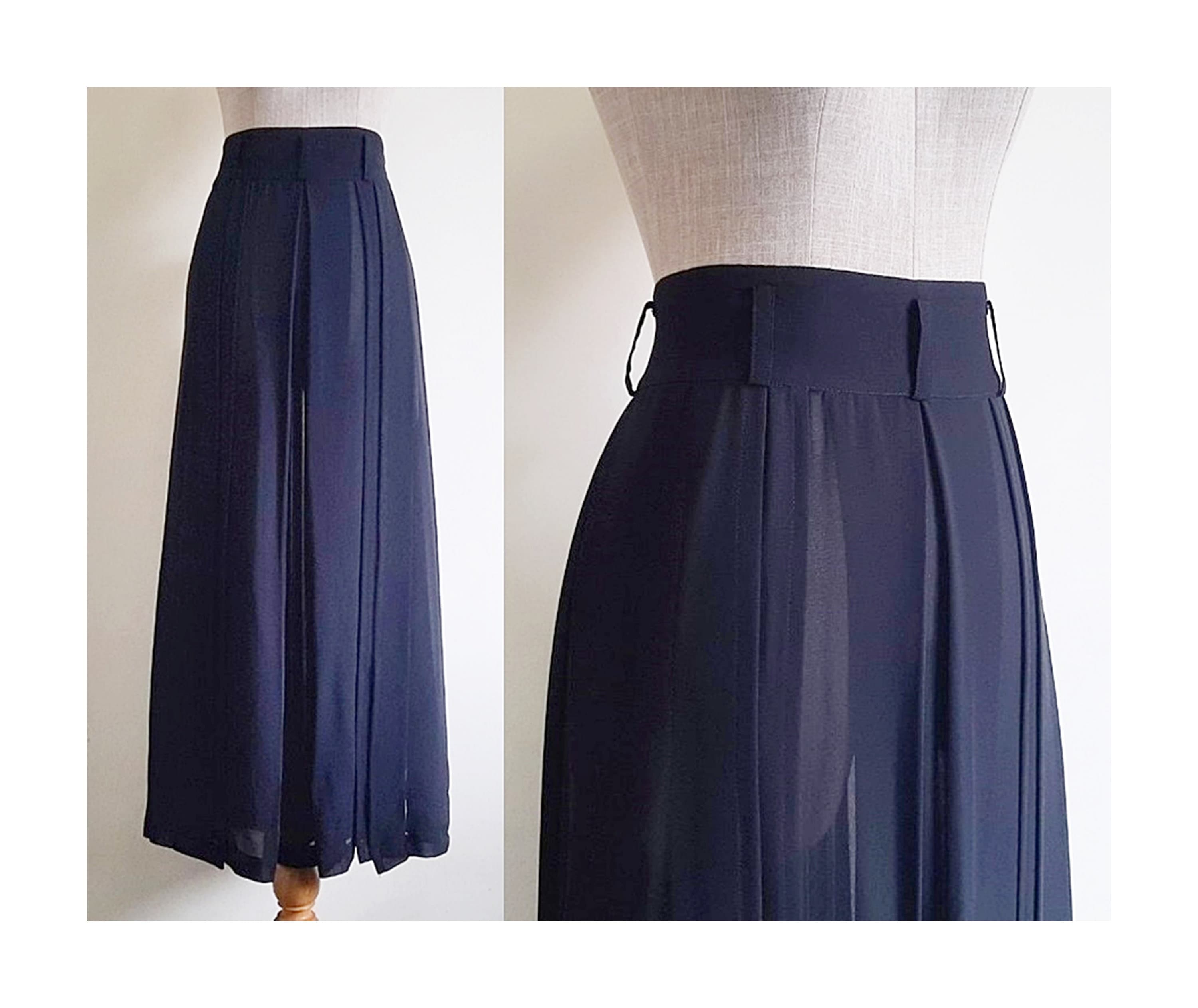 Sheer skirt with pleats cheap