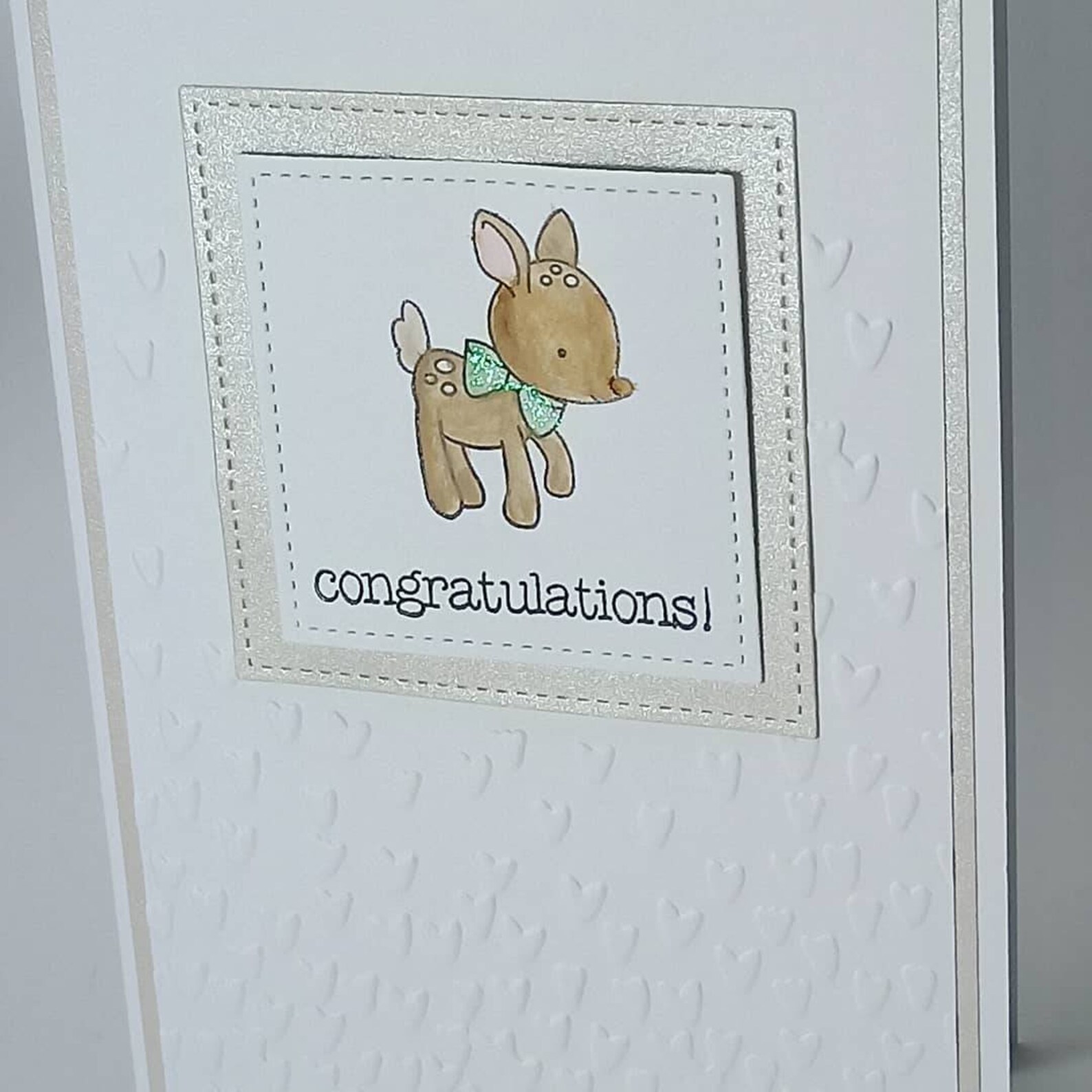 Little Deer baby card | Etsy