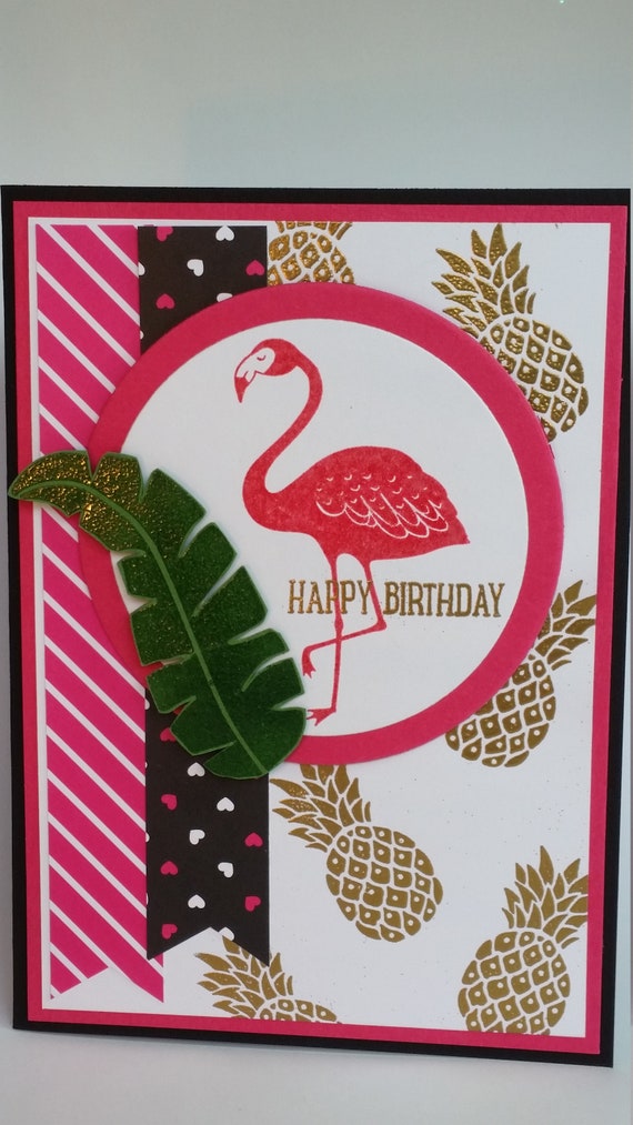 Funky Flamingo Avec Ananas Carte Joyeux Anniversaire Fabrique Etsy Funky Flamingo Avec Ananas Carte Joyeux Anniversaire Fabrique Etsy