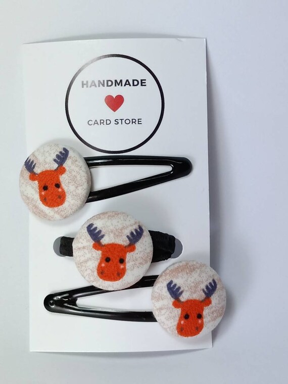 Woodland Animals Hair Ties And Clips Etsy