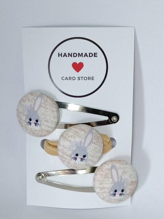 Woodland Animals Hair Ties And Clips Etsy