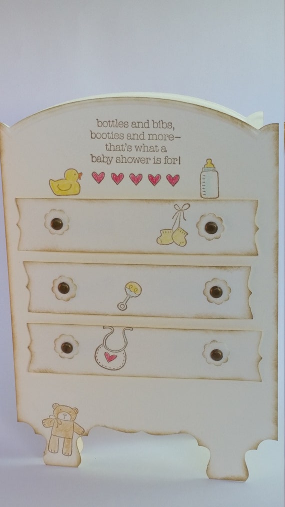 Baby Dresser Baby Dusche Karte Handgefertigt In Australien Etsy