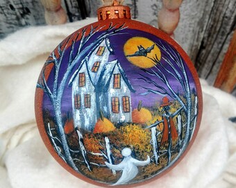 PAINTING  PATTERN Spooky Good Time pattern Halloween ornaments ghost ornaments