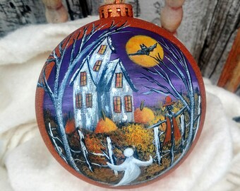 PAINTING  PATTERN Spooky Good Time pattern Halloween ornaments ghost ornaments