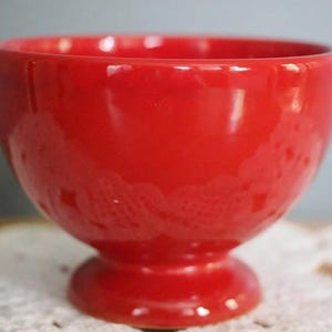 Wächtersbach Deutsche rote Schale Vintage