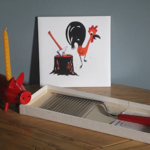 Trivet cake slicer utensils vintage