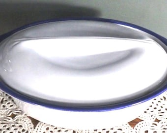 French casserole baking dish ceramic Emile Henry 4 vintage
