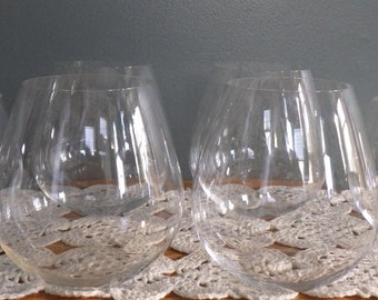 Wine glasses red Riedel tumbler hand blown Austria  vintage