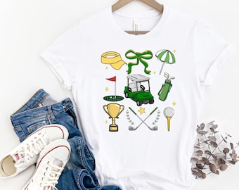 coquette golf png aesthetic golf tournament bows social club babe era girly augusta golf shirt design preppy sublimation digital download