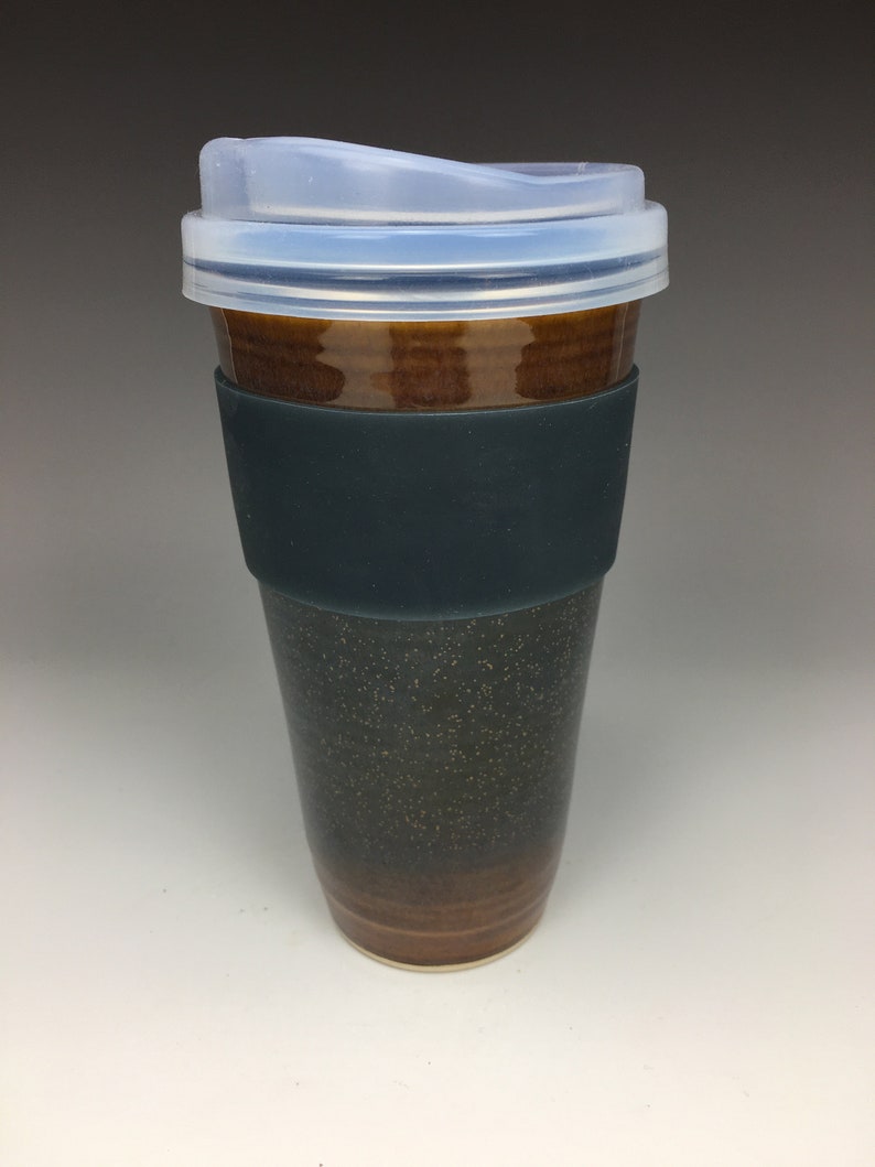 ceramic mug silicone lid