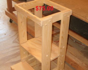 kitchen helper stool, adjustable tot tower, toddler stool, children step stool, little helper tower, kitchen helper