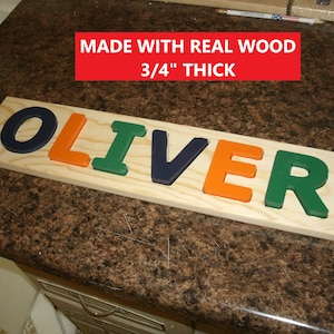 Name Puzzle, Customized Name puzzle, Wooden name puzzle, Personalized Name Puzzle, Child&#39;s Name Puzzle, Educational name puzzle