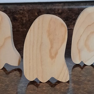 3 LARGE Unfinished or painted wooden Ghost cutouts GHOST # 2, wood ghost Ghost shapes, wooden Ghost shapes, Halloween ghost, unfinished Ghos