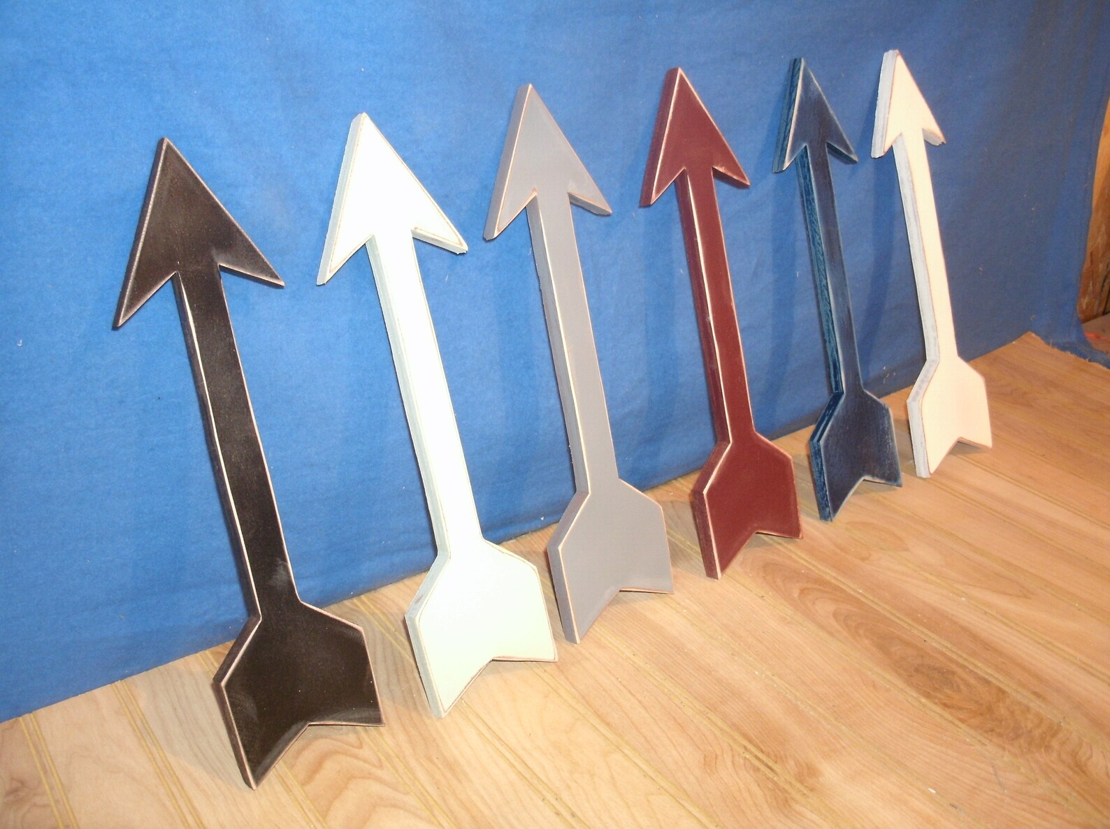 12 Wooden Arrow Wooden Arrow Wall Art Arrow Nursery Etsy