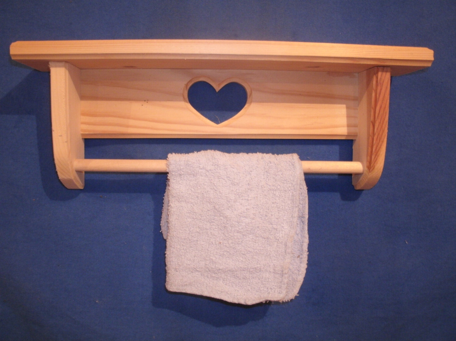 Towel Rack Wooden Towel Rackbathroom Towel Rack Wooden Wall Etsy