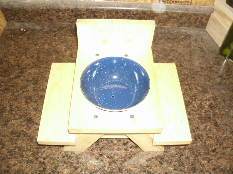 squirrel picnic table with bowl Picnic table squirrel feeder LARGE squirrel feeder bird feeder wooden squirrel feeder