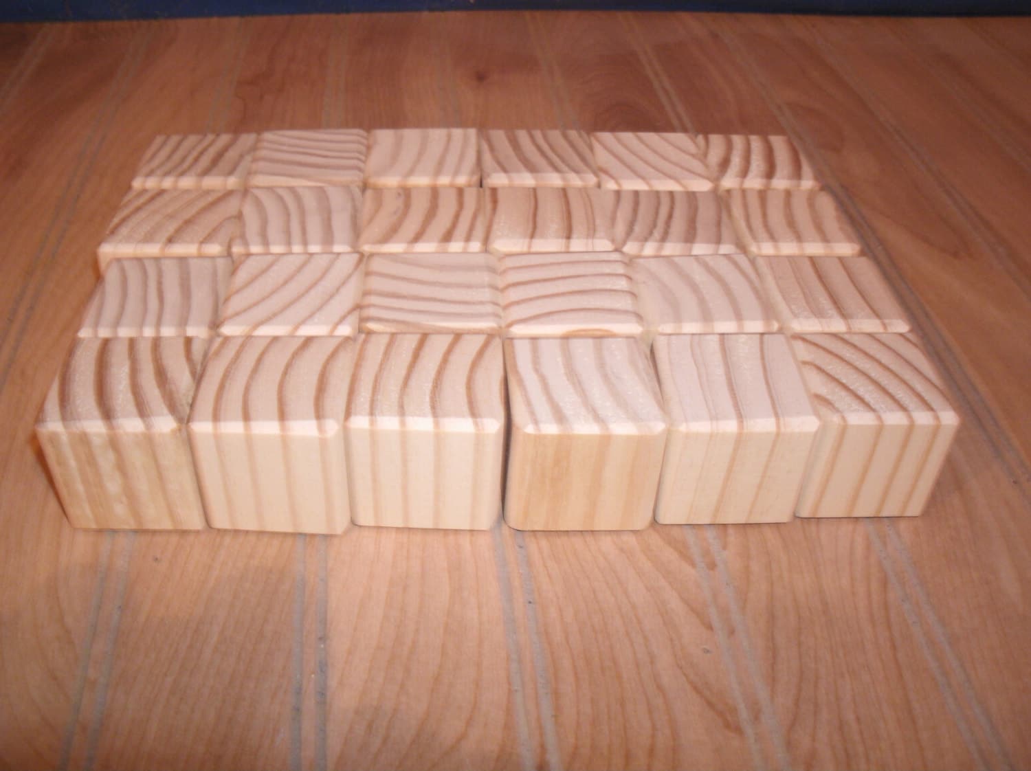 40 unfinished wooden blockswood blocks 1 1/2 baby Etsy