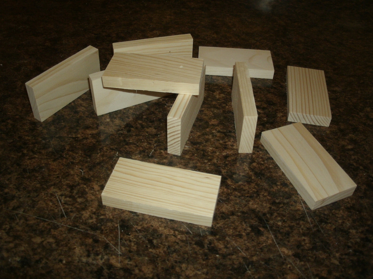 Wooden blocks 10 3 1/2 X 1 3/4 unfinished wood blocks Etsy