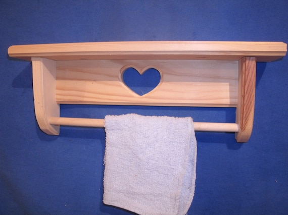Unfinished wood towel bar sale