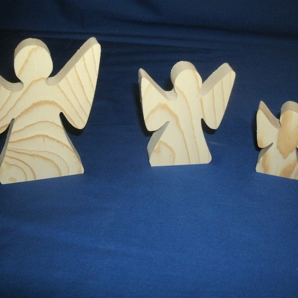 Angel # 1, unfinished wooden Angel, wooden Angel shape, Angel cutout Wooden Christmas Angel, Easter Angel cutout, Tier tray Wooden Angel,