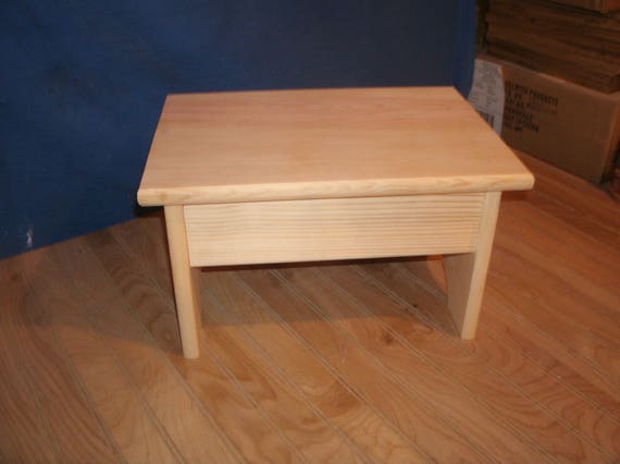 Wide wooden step stool deals