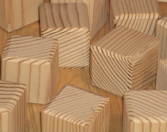 10 wooden blocks 1 1/2" unfinished, toy blocks-alphabet blocks-Baby blocks-wood blocks-baby shower activities-craft blocks