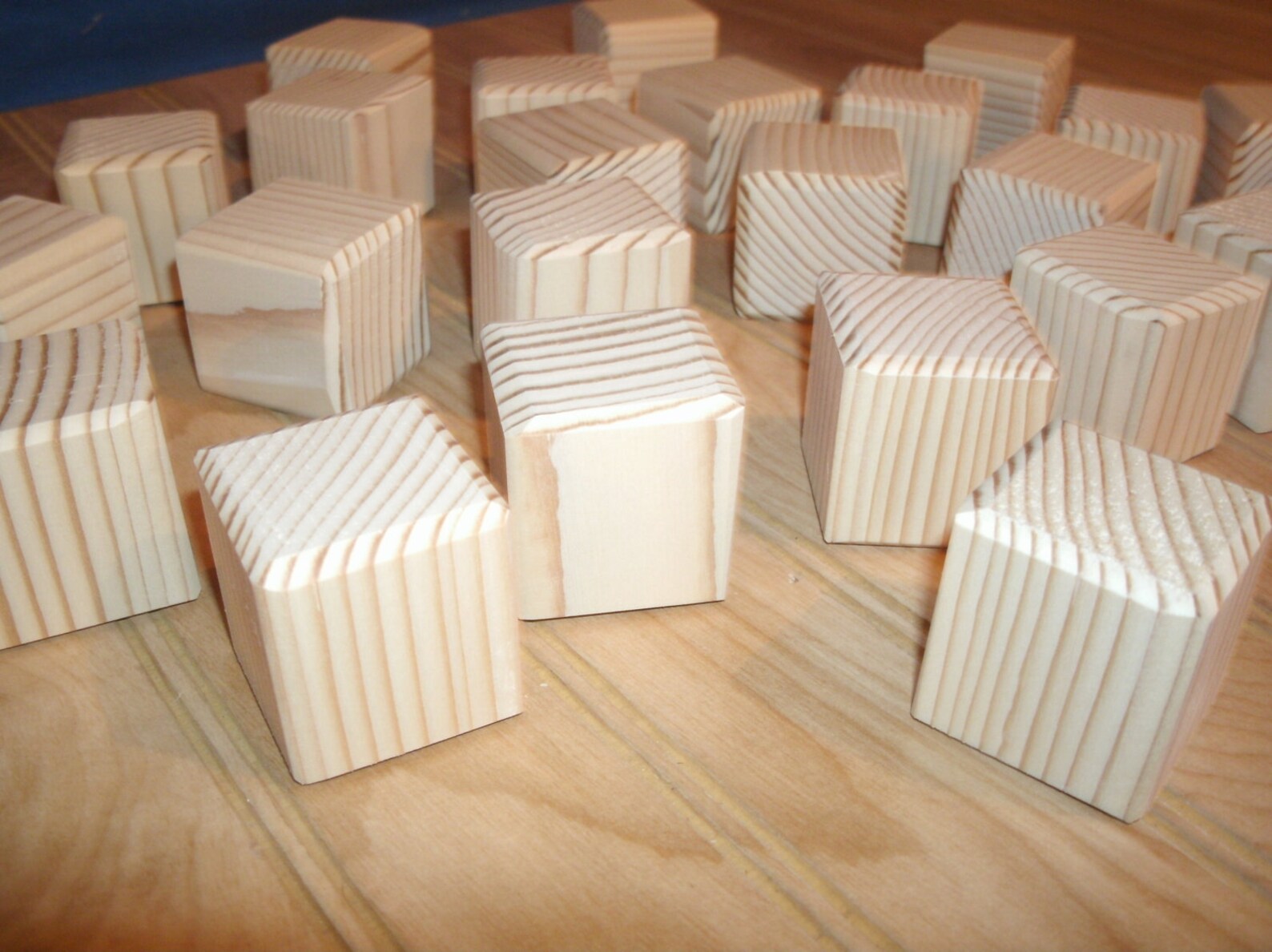 50 Unfinished Wood Blocks Wood Baby Blocks 1 1/2 Etsy