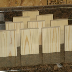 10 or 20 LARGE 4&quot; or 5&quot; unfinished wood blanks, Tier tray wooden blanks, wooden blocks, wood shapes, unfinished wood blanks, unfinished wood