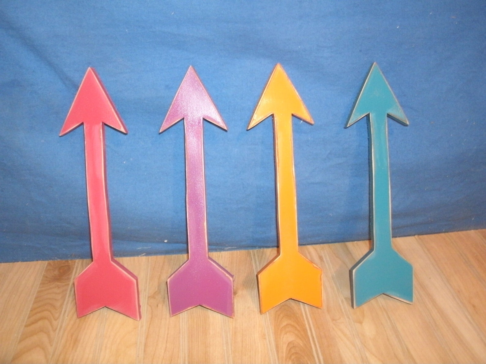 12 Wooden Arrow Wooden Arrow Wall Art Arrow Nursery Etsy