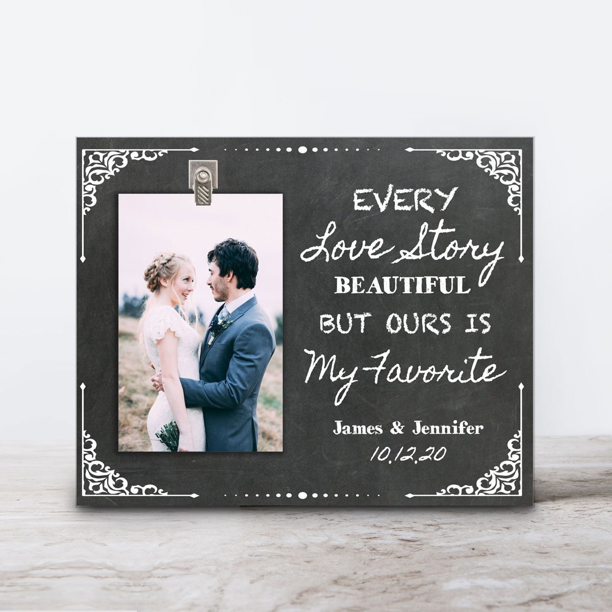Personalized Couples Frame Every Love Story Is Beautiful Etsy