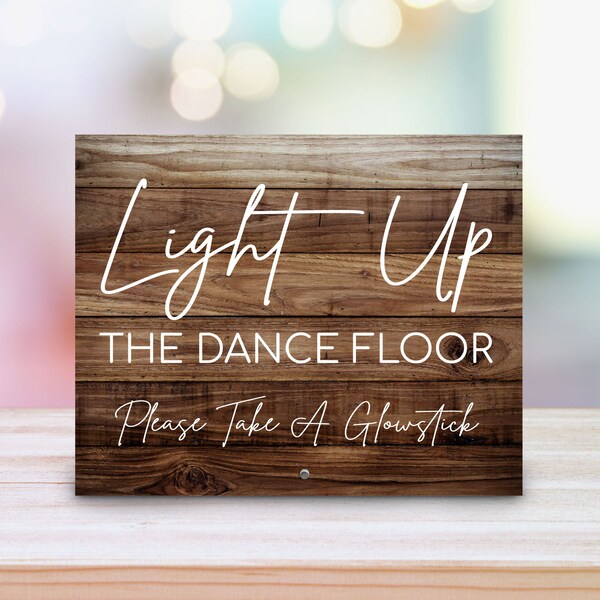 Dance Floor Sign Etsy