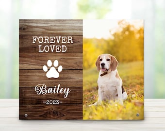 Pet Loss Photo Gift - Pet Memorial Picture Frame - Pet Sympathy Gift - Pet Loss Gift - Cat Dog Photo Memorial - Bereavement Gift - Pet Loss