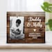 First Father's Day Frame - New Dad Gift - Photo Plaque Gift - Daddy & Me Picture Frame - New Family Photo Frame - New Dad