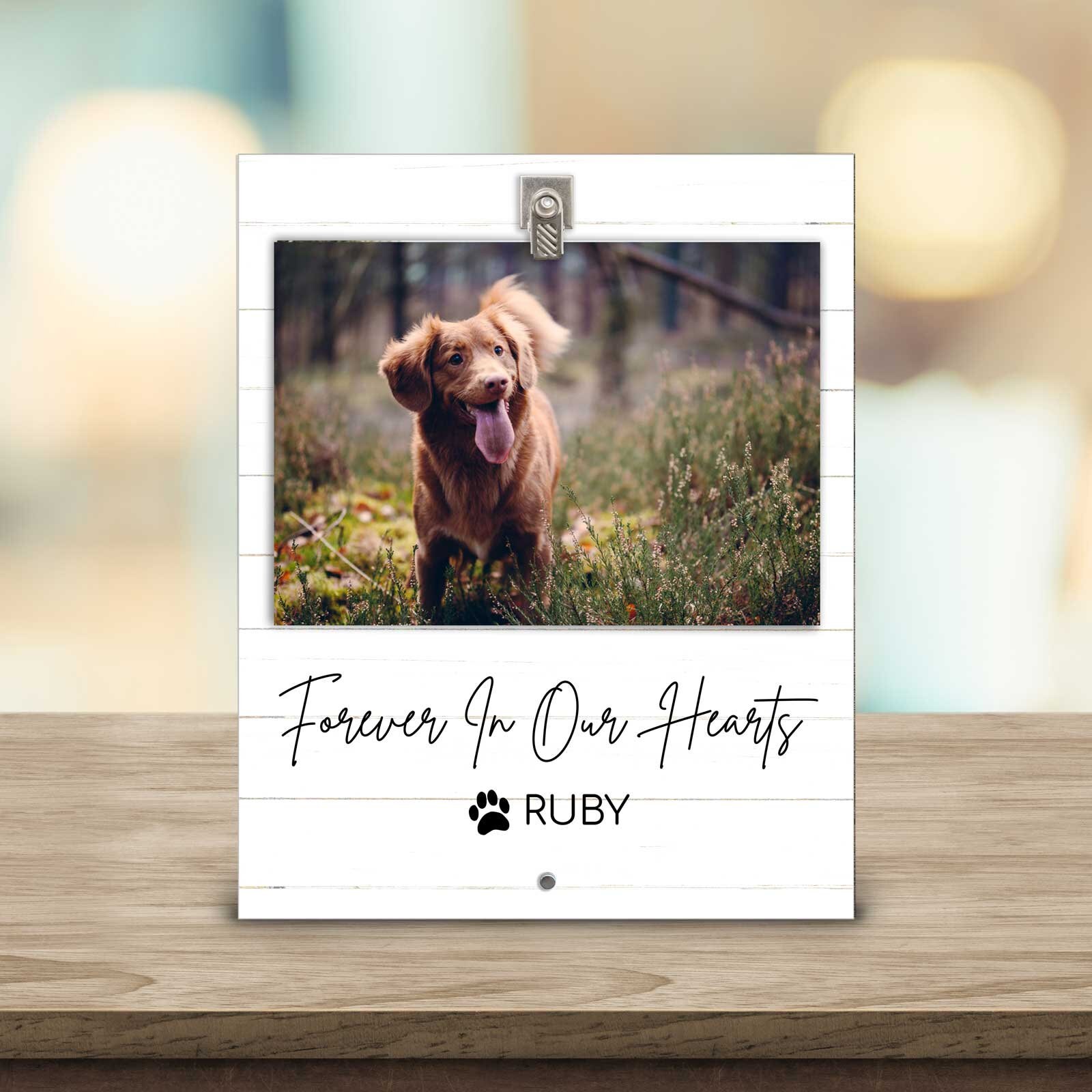 Pet Loss Gift Pet Memorial Picture Frame Plaque Dog - Etsy