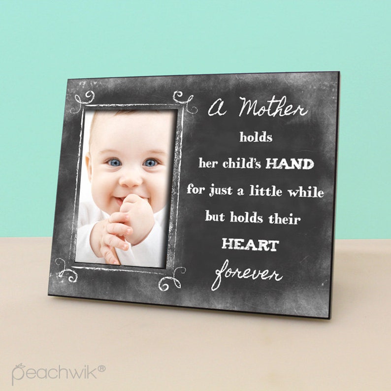 Expecting Mother Gift Chalkboard Frame A Holds Her Image 0