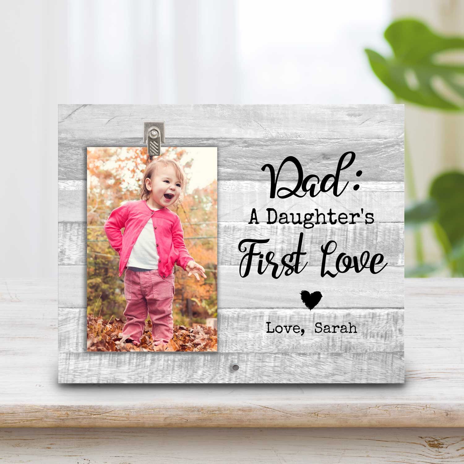 Father's Day Picture Frame Dad A Daughter's First Etsy