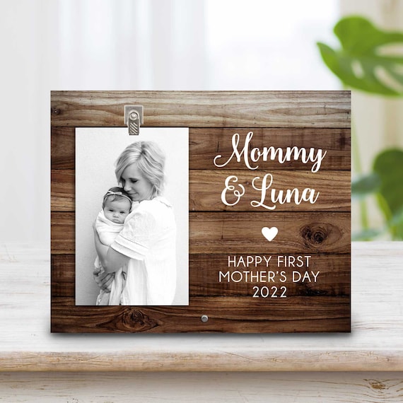 First Mothers Day Wood Picture Frame First Mothers Day Wood Picture Frame