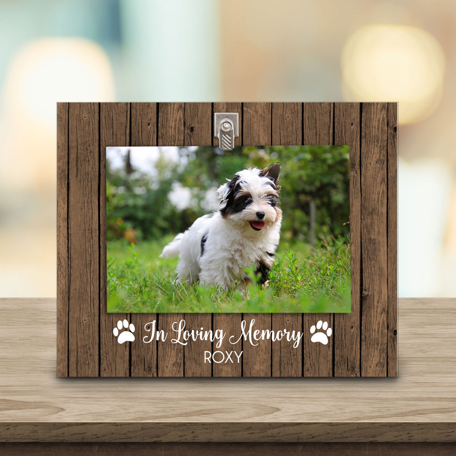 Pet Memorial Picture Frame Pet Loss Frame Dog Sympathy Gift Etsy