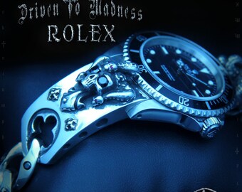 Rolex Luxury Watches Custom Art Rock Roll Par Darktriumph Sur Etsy