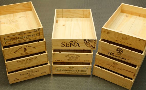 Original 1 2 Height 6 Bottle Wood Wine Crates Wine Boxes Etsy