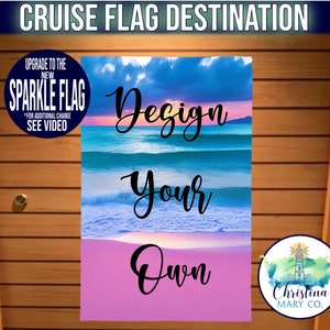 Magnetic Design Your Own Cruise Door Flag, Cruise Door Decoration, Cruise Door Sign,Cruise Door Flag, Cruise Door Banner,Family Cruise Sign