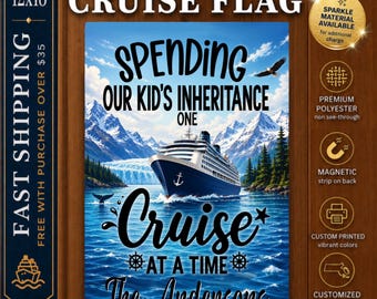Cruise Magnet Couples Banner, Retirement Cruise Decoration, Cruise Cabin Door Sign, Magnetic Cruise Door Flag, Cruise Decoration