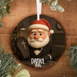 Personalized Mortician Christmas Ornament | Funeral Home Gift | Mortuary Science Student Ornament | Unique Career Gift