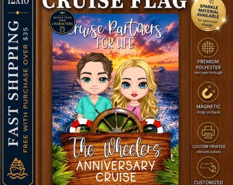 Couples Cruise Sign Magnet, Couples Cruise Sign, Cruise Door Decoration, Cruise Cabin Door Sign, Magnetic Cruise Door Banner, Personalized