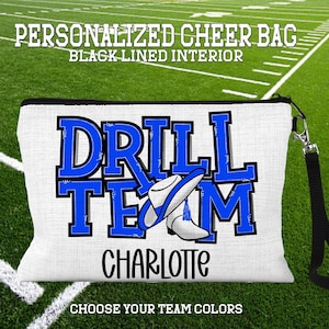 Drill Team Personalized Bag, Personalized Drill Team Sports Bag, Custom Drill Team Bag, Sports Gift, Drill Team Gift, Drill Team Coach Gift