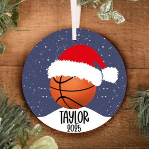 Basketball Christmas Ornament, Personalized Ornament, Personalized Ornament, Personalized Basketball Christmas Ornament