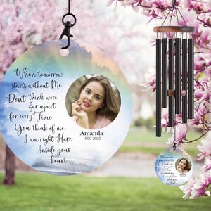 Remembrance Rainbow Memorial Wind Chime, Bereavement Gift, Remembrance Chime, Sympathy Gift, In Tribute,In Loving Memory of Wind Chime