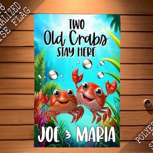 Cruise Door Magnet, Magnetic Crabs Cruise Door Sign, Cruise Door Decoration, Cruise Cabin Door Sign, Magnetic Cruise Door Flag, Banner