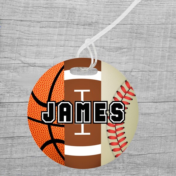 Basketball Bag Tag Etsy