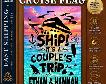 Cruise Sign Magnet, Couples Trip Cruise Door Flag, Cruise Door Decoration, Cruise Door Sign, Cruise Door Flag, Cruise Door Banner